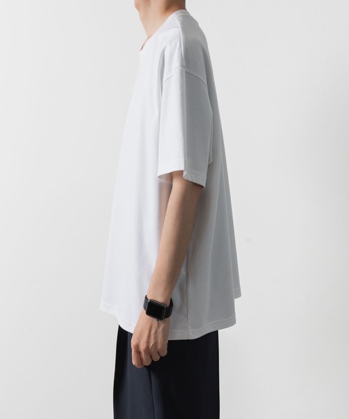 ATTACHMENT(アタッチメント)の「コットン ダブルフェイス オーバーサイズド S/S/ TEE / COTTON DOUBLE FACE OVERSIZED S/S TEE(Tシャツ/カットソー・メンズ・ホワイト/ブラック/グレー/ダークグレー/ライトブラウン・1/3/2)」の13枚目の写真