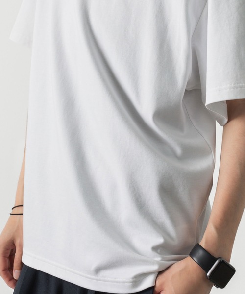 ATTACHMENT(アタッチメント)の「コットン ダブルフェイス オーバーサイズド S/S/ TEE / COTTON DOUBLE FACE OVERSIZED S/S TEE(Tシャツ/カットソー・メンズ・ホワイト/ブラック/グレー/ダークグレー/ライトブラウン・1/3/2)」の16枚目の写真
