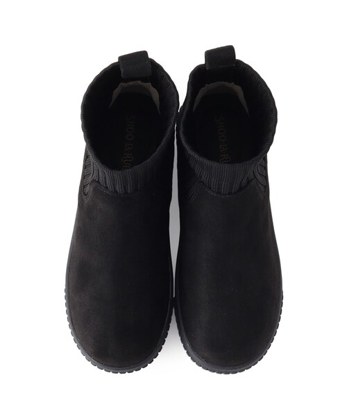 SHOO・LA・RUE（シューラルー）の「◆【リンク/男女兼用】はきぐちニットブーツ（ブーツ・キッズ・アイボリー/ブラック・20/22/21）」の6枚目の写真