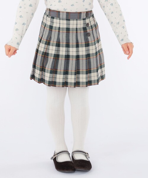 【セール】SHIPS KIDS:100～130cm / チェック プリーツ スカート（スカート）｜SHIPS（シップス）