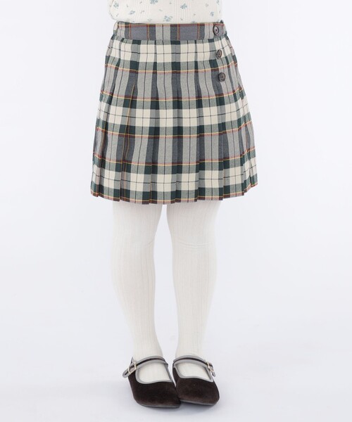 【セール】SHIPS KIDS:100～130cm / チェック プリーツ スカート（スカート）｜SHIPS（シップス）