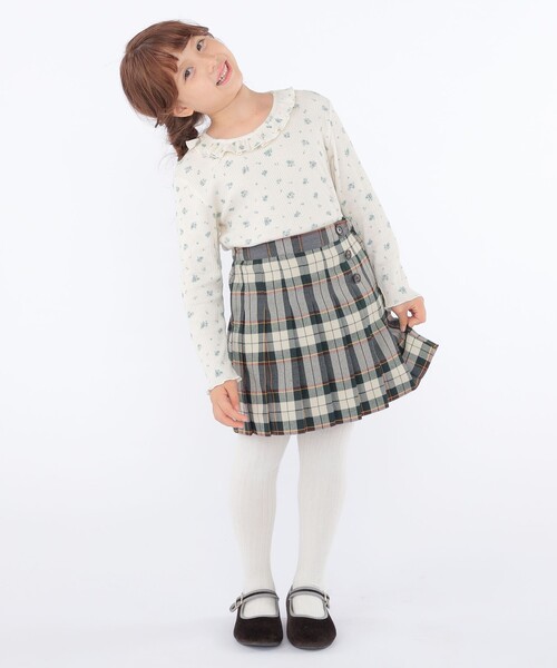 【セール】SHIPS KIDS:100～130cm / チェック プリーツ スカート（スカート）｜SHIPS（シップス）