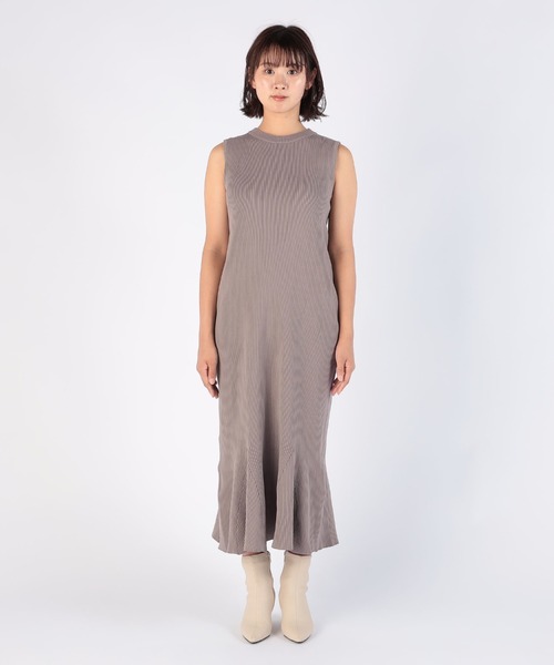 CECIL McBEE(セシルマクビー)の「スポンジニットカーディガンxワンピSET(ワンピース・レディース・ブラック/モカ/パープル・MEDIUM)」の11枚目の写真