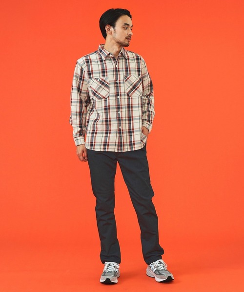 EDWIN(エドウィン)の「EDWIN エドウィン WILD FIRE チノパンツ トラウザー 暖パンツ ストレッチ 裏起毛(チノパンツ・メンズ・ブラック系その他/ベージュ/インディゴブルー/チェック・X-SMALL/SMALL/MEDIUM/LARGE/X-LARGE)」の14枚目の写真