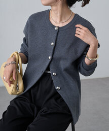Omekashi | スウェットライクボタンカーディガン(カーディガン/ボレロ)