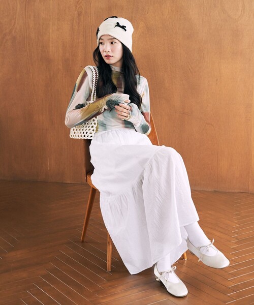セール】限定展開 水彩アート ニュアンス柄 メッシュ ボトル