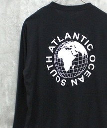 プリント　長袖Tシャツ
