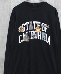 プリント 長袖Tシャツ