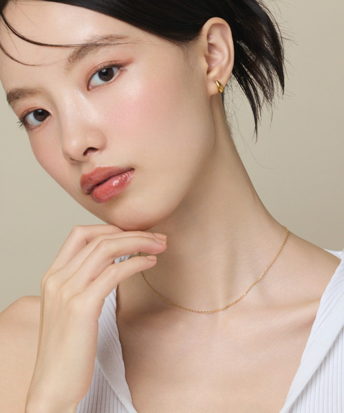 ciite' surgical stainless（シーテサージカルステンレス）の「【 金属アレルギー対応 】 シンプルチェーンネックレス サージカルステンレス（ネックレス・レディース・ゴールド/シルバー/ピンクゴールド・FREE）」の8枚目の写真