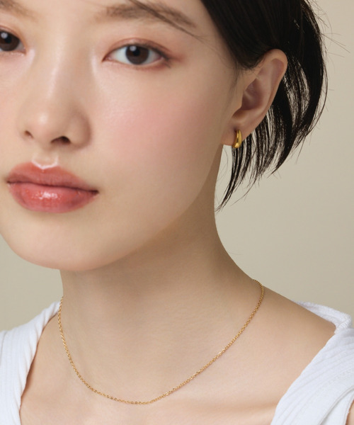 ciite' surgical stainless（シーテサージカルステンレス）の「【 金属アレルギー対応 】 シンプルチェーンネックレス サージカルステンレス（ネックレス・レディース・ゴールド/シルバー/ピンクゴールド・FREE）」の7枚目の写真