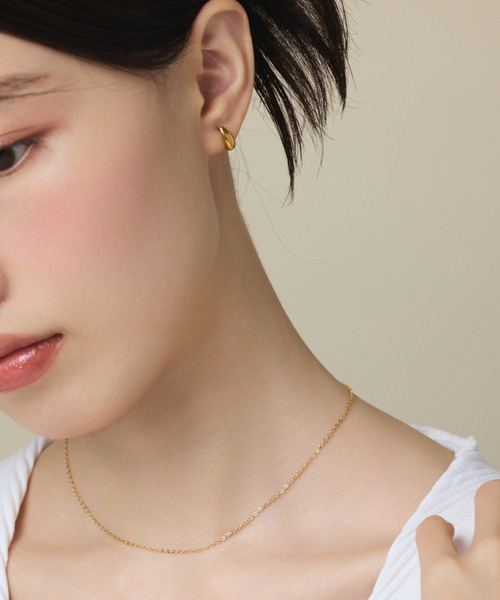 ciite' surgical stainless（シーテサージカルステンレス）の「【 金属アレルギー対応 】 シンプルチェーンネックレス サージカルステンレス（ネックレス・レディース・ゴールド/シルバー/ピンクゴールド・FREE）」の11枚目の写真