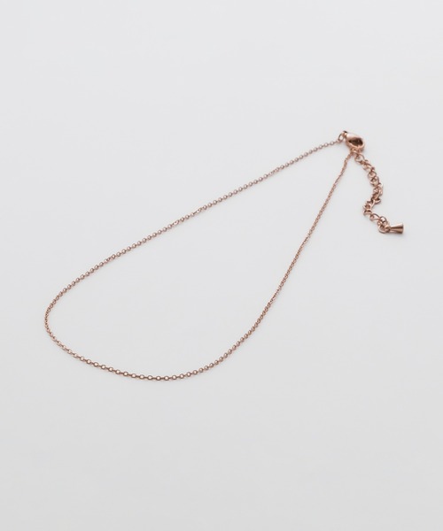 ciite' surgical stainless（シーテサージカルステンレス）の「【 金属アレルギー対応 】 シンプルチェーンネックレス サージカルステンレス（ネックレス・レディース・ゴールド/シルバー/ピンクゴールド・FREE）」の18枚目の写真