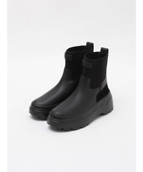 HUNTER(ハンター)の「【HUNTER】REFINED EXPLORER CHELSEA FLATFORM BOOT(ブーツ・レディース・ブラック・36/37)」の2枚目の写真