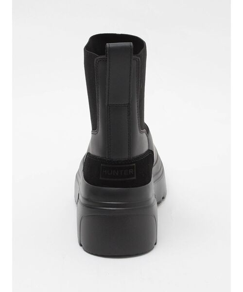 HUNTER(ハンター)の「【HUNTER】REFINED EXPLORER CHELSEA FLATFORM BOOT(ブーツ・レディース・ブラック・36/37)」の4枚目の写真