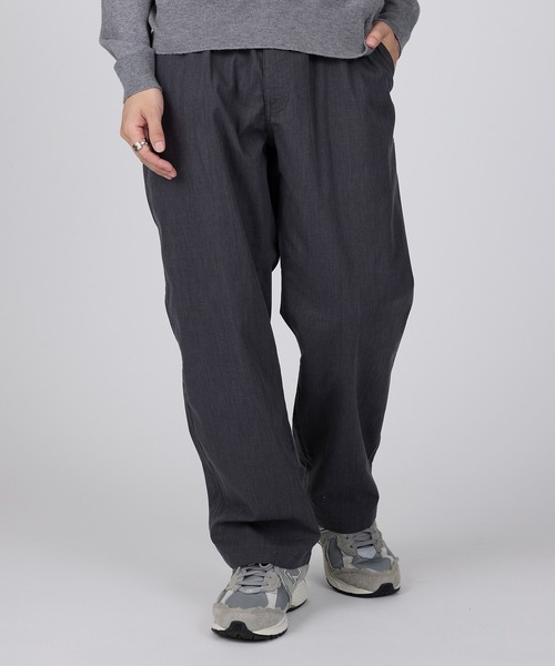 HANES(ヘインズ)の「【Hanes】TCウェザー シャーリングパンツ 股下70cm(その他パンツ・メンズ・チャコールグレー/ブラック・M/LL/L)」の3枚目の写真