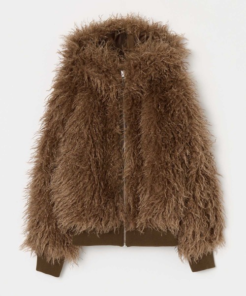 BEEDEN（ビーデン）の「ZIP UP HOODED FUR BLOUSON（ブルゾン）」 - WEAR