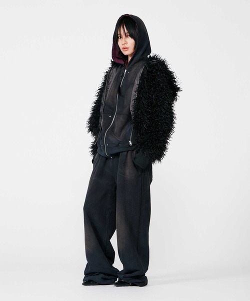 ジャケット・アウター BEEDEN ZIP UP HOODED FUR BLOUSON ZIP UP HOODED FUR BLOUSON – BEEDEN