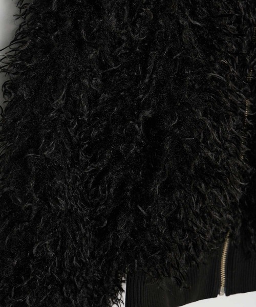 BEEDEN（ビーデン）の「ZIP UP HOODED FUR BLOUSON（ブルゾン