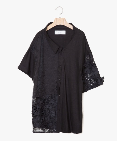 今期 bedsidedrama ベッドサイドドラマ　カットソー Ｔシャツ　新品 △USED△【bedsidedrama】 変形カットソー - TEKNOPOLICE