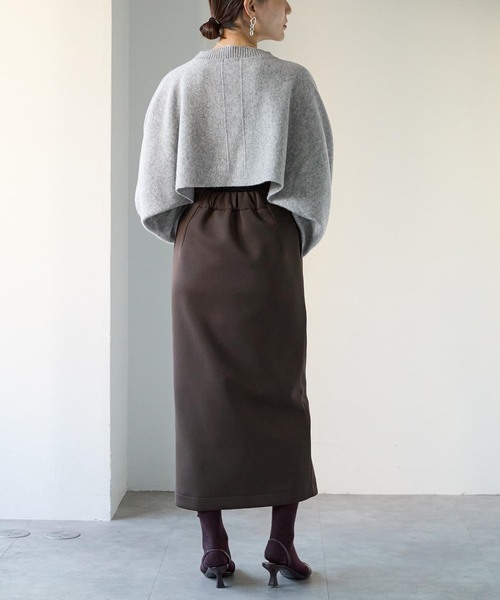 VERMEIL par iena（ヴェルメイユパーイエナ）の「フロントZIPタイトスカート（スカート・レディース・ブラック/ブラウン系その他・FREE）」の21枚目の写真
