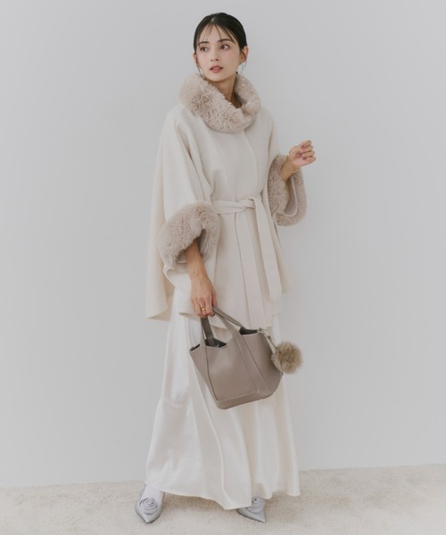 【セール】ショートケープコート（ポンチョ）｜TITTY&CO.（ティティーアンドコー）