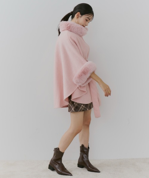【セール】ショートケープコート（ポンチョ）｜TITTY&CO.（ティティーアンドコー）