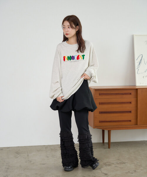 Kastane（カスタネ）の「【2サイズ展開/低身長サイズ】カットフリルパンツ（その他パンツ・レディース・ブラック・FREE/0）」の2枚目の写真