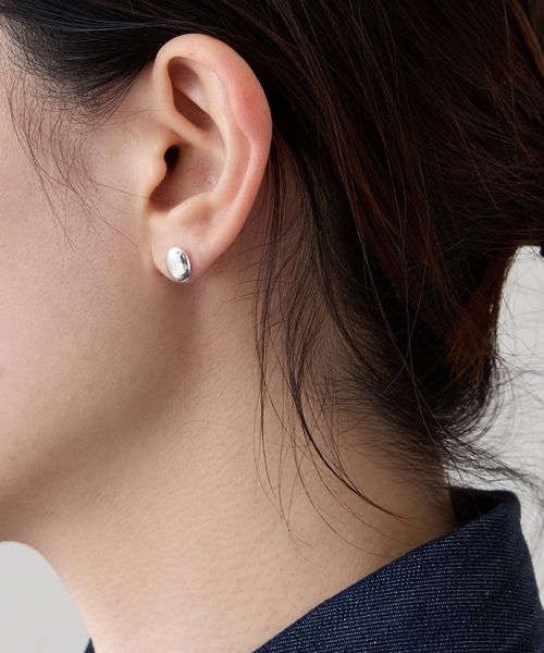 LIÉ STUDIO リエスタジオ フープピアス LIE STUDIO(リエ スタジオ) ピアス シルバー LUNA（ピアス（両耳用