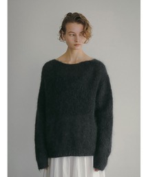 モヘアメッシュプルオーバー