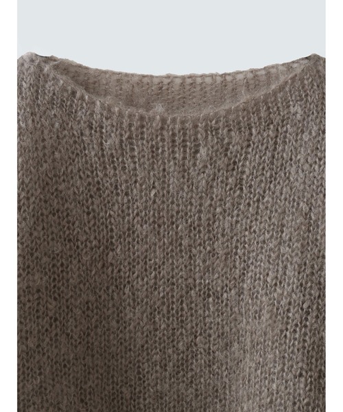 HER.(ハー)の「モヘアメッシュプルオーバー(ニット/セーター・レディース・チャコールグレー/モカ/ライトグレー・フリー)」の21枚目の写真