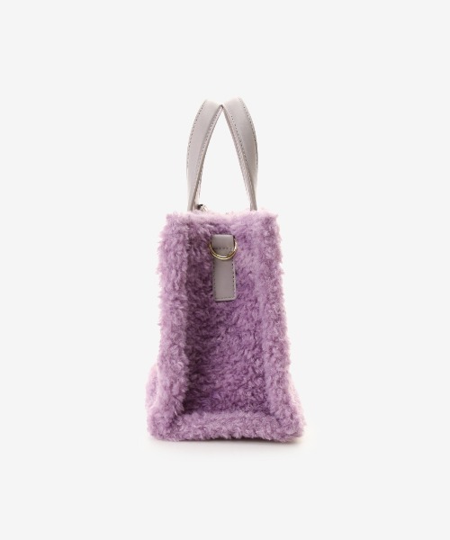 & chouette(アンドシュエット)の「ボア トートバッグ(ハンドバッグ・レディース・グレイッシュベージュ/ピンク/イエロー/ラベンダー・FREE)」の13枚目の写真