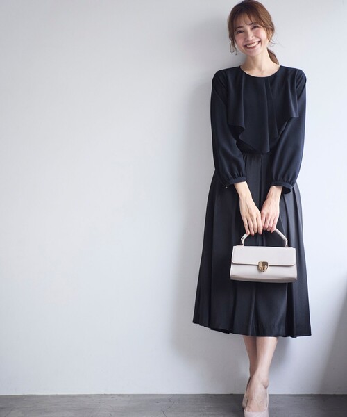 ANY SIS（エニィスィス）の「【洗える】ケープフリル ブラウス（シャツ/ブラウス・レディース・ホワイト系/ネイビー系・2）」の5枚目の写真