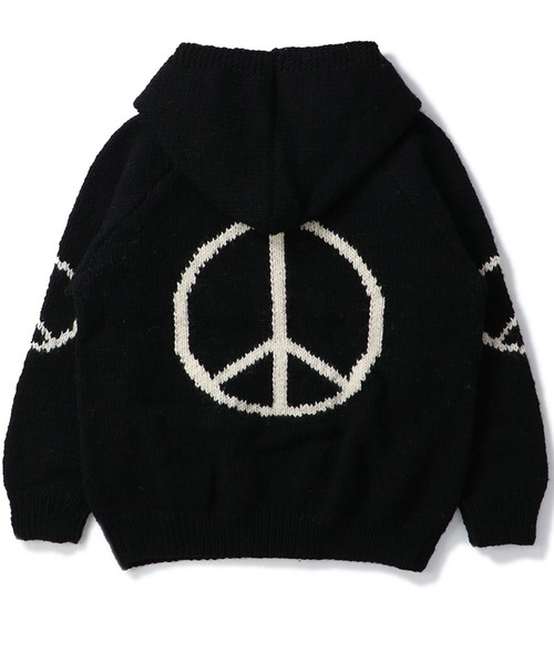 MacMahon Knitting Mills Peace Sign Zip Parka UNION マクマホンニッ