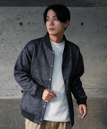 En serio TOKYO（エンソリオトーキョー）の「ニットソー起毛ビックスタジャン（ブルゾン）」