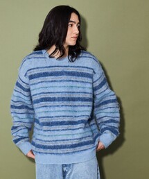 ＜CITEN＞シャギーニット ボーダー