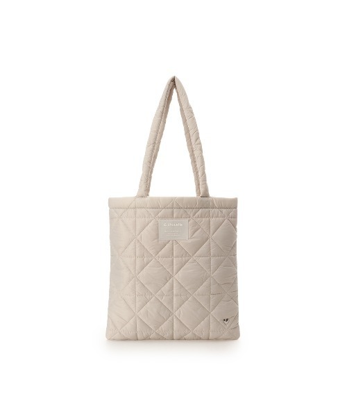 & chouette（アンドシュエット）の「キルティングトートバッグ（トートバッグ・レディース・ブラック/オフホワイト/ライトグレー/ピンク/ダークブルー/ミント・FREE）」の3枚目の写真