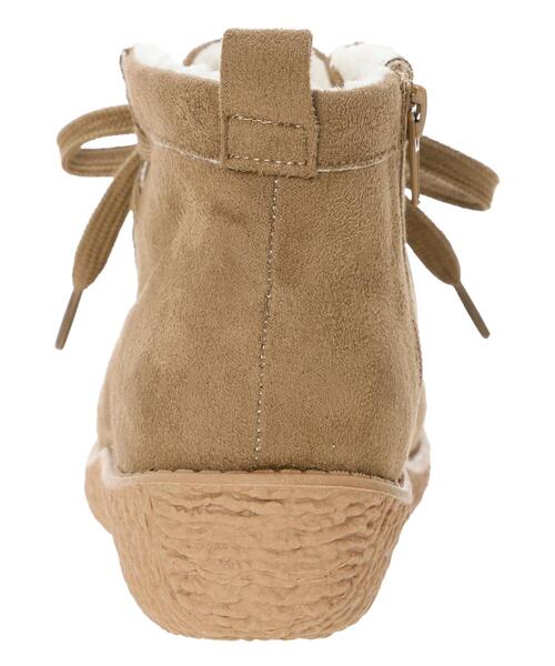 Samansa Mos2（サマンサ モスモス）の「中ボアモカシンブーツ（ブーツ・レディース・ベージュ/ブラウン・M/L/XL/S）」の10枚目の写真