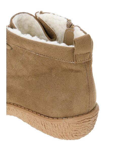 Samansa Mos2（サマンサ モスモス）の「中ボアモカシンブーツ（ブーツ・レディース・ベージュ/ブラウン・M/L/XL/S）」の13枚目の写真