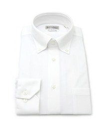 WEB限定【完全ノーアイロン】長袖 アイシャツ ボタンダウン ストレッチ ストライプ i-shirt 通年