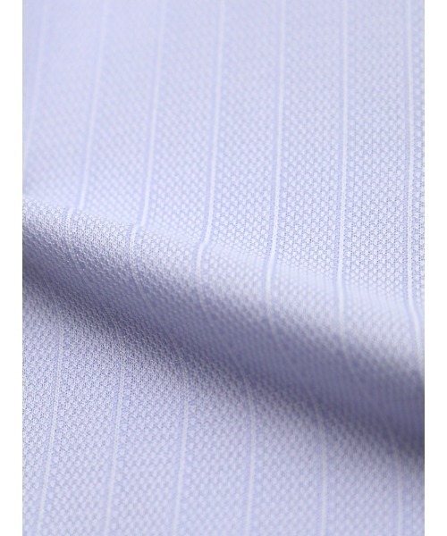 HARUYAMA(ハルヤマ)の「WEB限定【完全ノーアイロン】長袖 アイシャツ ボタンダウン ストレッチ ストライプ i-shirt 通年(ビジネスシャツ・メンズ・ホワイト/サックスブルー・首回り37cm-裄丈78cm/S80/首回り39cm-裄丈78cm/M82/首回り41cm-裄丈80cm/L84/首回り43cm-裄丈82cm/LL86/首回り45cm-裄丈86cm)」の4枚目の写真
