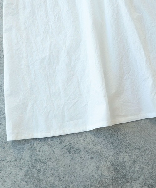 bulle de savon(ビュルデサボン)の「80/タイプライター スモックワンピース(シャツワンピース・レディース・ブルーグレー/レモンイエロー/ホワイト・FREE)」の22枚目の写真