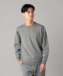 COMME CA MEN（コムサメン）の「プレーティング クルーニット（ニット/セーター）」