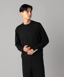 COMME CA MEN（コムサメン）の「プレーティング クルーニット（ニット/セーター）」