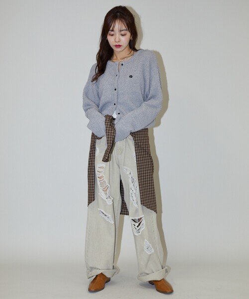 MARY QUANT × PUBLUX/マリークワント カーディガン PUBLUX（パブリュクス）の「MARY QUANT×PUBLUX/マリークワント ワン