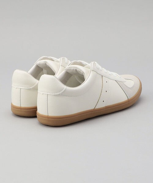 coen（コーエン）の「【新色登場】ジャーマンミリタリースニーカー(23.0cm/24.0cm/25.0cm)（スニーカー・レディース・オフホワイト/ブラック・23cm/25cm/24cm）」の8枚目の写真