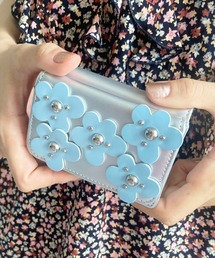 アンティーク ビンテージ 40s 銀 シルバー 花柄 小銭 財布 希少 美品 アンティーク ビンテージ 40s 銀 シルバー 花柄 小銭 財布 希少