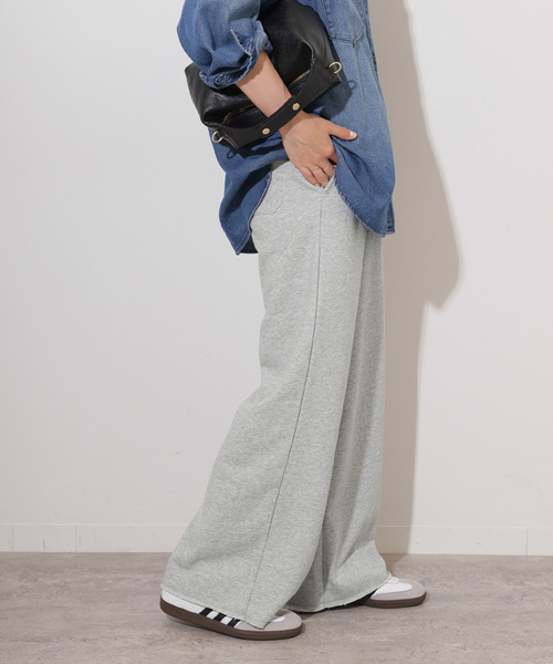 JOURNAL STANDARD relume(ジャーナルスタンダード レリューム)の「《追加6》ワイドスウェットパンツ(スウェットパンツ・レディース・グレー/ブラック系その他/アイボリー・FREE)」の18枚目の写真