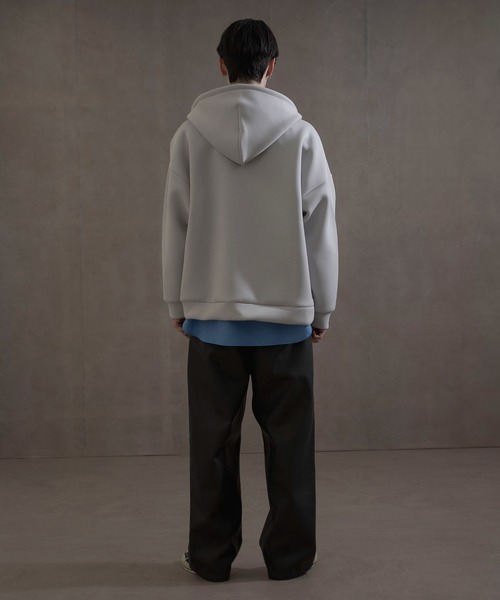 LUCY（ルーシー）の「LUCY/KEEPWARM BIGZIPパーカー（パーカー・メンズ・ライトグレー/チャコール・FREE）」の19枚目の写真