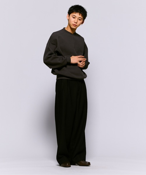 THE BOLDMAN(ザ ボールドマン)の「Basic Cotton Pants / ベーシックコットンパンツ(その他パンツ・メンズ・グレー/パープル/ベージュ/ブラック/ネイビー/ブラウン・LARGE/MEDIUM)」の16枚目の写真