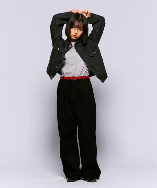 THE BOLDMAN(ザ ボールドマン)の「Basic Cotton Pants / ベーシックコットンパンツ(その他パンツ・メンズ・グレー/パープル/ベージュ/ブラック/ネイビー/ブラウン・LARGE/MEDIUM)」の11枚目の写真